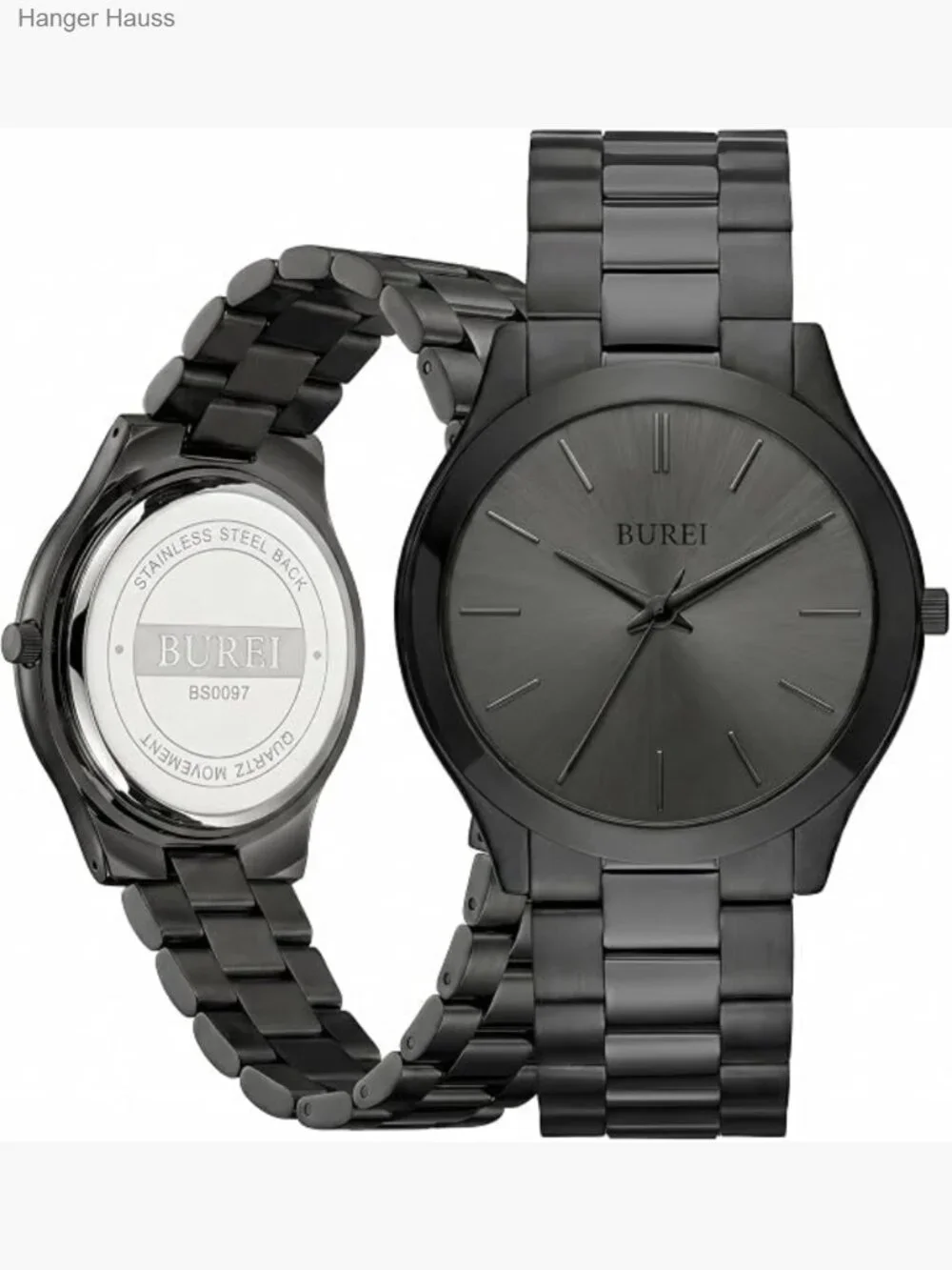 Stainless Steel Analog Quartz Watch for Men